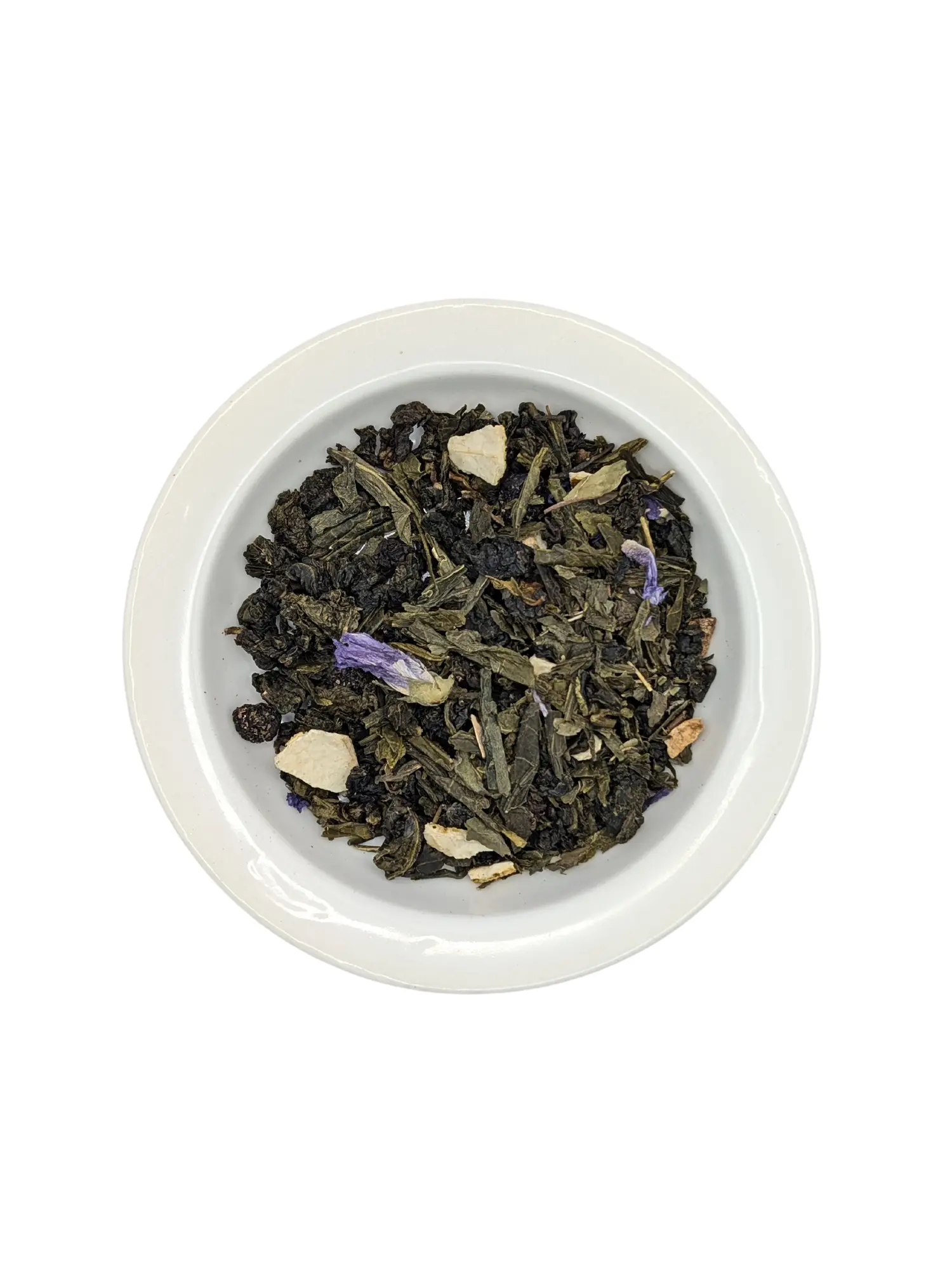 Foglie del tè oolong biologico sfuso Kia Ora di Erinora in una ciotola